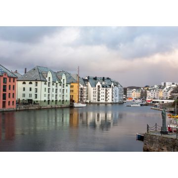 Lais Puzzle - Der Innenhafen von Ålesund von der Hellebrua-Brücke aus, Møre og Romsdal, Norwegen - 1.000 Teile