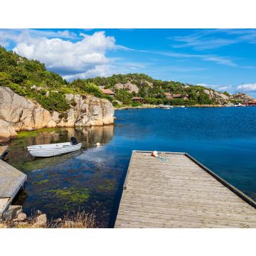 Lais Puzzle - Boot und Steg im Dorf Farestad in Norwegen - 40, 100, 200, 500, 1.000 & 2.000 Teile