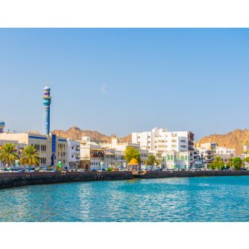 Lais Puzzle - Blick auf die Küstenlinie des Stadtteils Muttrah in Muscat, Oman - 40, 100, 200, 500, 1.000 & 2.000 Teile
