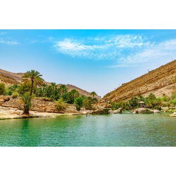 Lais Puzzle - Wadi Bani Khalid im Oman. Es liegt etwa 203 km von Muscat und 120 km von Sur entfernt. - 2.000 Teile