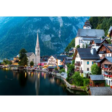 Lais Puzzle - Das Dorf Hallstatt in der Abenddämmerung - 1.000 Teile