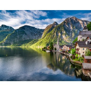 Lais Puzzle - Wunderschöne Morgendämmerung am Bergsee in Hallstatt, Alpen, Österreich - 40, 100, 200, 500, 1.000 & 2.000 Teile