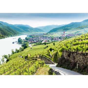 Lais Puzzle - Blick in die Wachau mit der Donau und dem Ort Weißenkirchen in Niederösterreich - 1.000 Teile