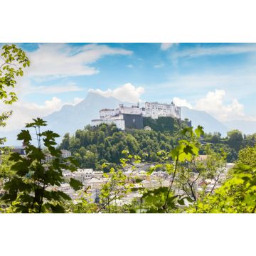 Lais Puzzle - Panorama-Ausblick auf die Festung Hohensalzburg in der Stadt Salzburg im Sommer - Salzburg, Österreich, Europa - 2.000 Teile