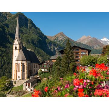Lais Puzzle - Kapelle Heiligenblut mit dem Großglockner im Hintergrund, Kärnten, Österreich - 40, 100, 200, 500, 1.000 & 2.000 Teile