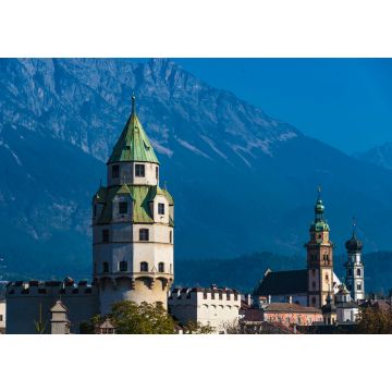 Lais Puzzle - Münzerturm mit Herz-Jesu-Basilika und Jesuitenkirche, Hall in Tirol - 1.000 Teile