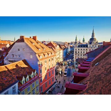 Lais Puzzle - Grazer Markt Stadtbild und Stadtbildansicht - 1.000 Teile