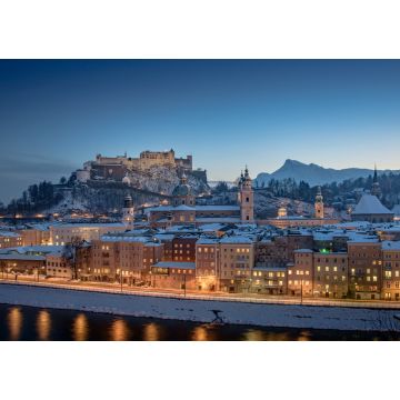 Lais Puzzle - Berühmte Ansicht von Salzburg und der Festung Hohensalzburg im Winter, Österreich - 1.000 Teile