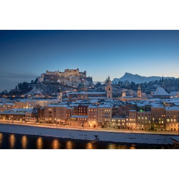 Lais Puzzle - Berühmte Ansicht von Salzburg und der Festung Hohensalzburg im Winter, Österreich - 2.000 Teile