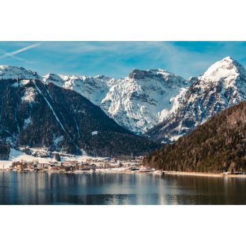 Lais Puzzle - Schöner alpiner Winterblick mit Spiegelungen am Achensee-Pertisau-Tirol-Österreich - 2.000 Teile