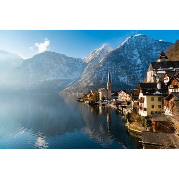 Lais Puzzle - Hallstätter See, Österreich. Das Dorf Hallstatt in den Bergen der Alpen. UNESCO-Weltkulturerbe - 2.000 Teile