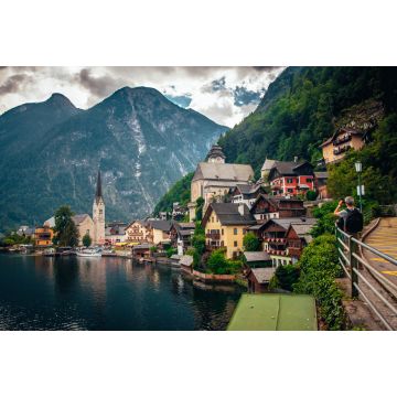 Lais Puzzle - Panoramablick auf das berühmte Dorf Hallstatt in Österreich, Alpen. Europa - 2.000 Teile