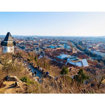 Lais Puzzle - Stadtbild Grazer Uhturm Uhrenturm Schlossberg Schlossberg Graz - 40, 100, 200, 500, 1.000 & 2.000 Teile