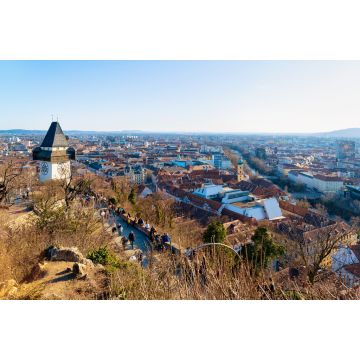 Lais Puzzle - Stadtbild Grazer Uhturm Uhrenturm Schlossberg Schlossberg Graz - 2.000 Teile