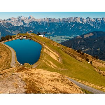 Lais Puzzle - Schöner Alpenblick mit Fernsicht auf einen See bei Leogang, Salzburg, Österreich - 40, 100, 200, 500, 1.000 & 2.000 Teile