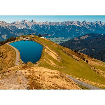 Lais Puzzle - Schöner Alpenblick mit Fernsicht auf einen See bei Leogang, Salzburg, Österreich - 1.000 Teile