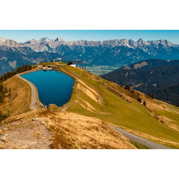 Lais Puzzle - Schöner Alpenblick mit Fernsicht auf einen See bei Leogang, Salzburg, Österreich - 2.000 Teile