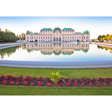 Lais Puzzle - Belvedere Park in Wien Blick auf Wasserspiegelung - 1.000 Teile