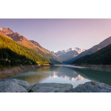 Lais Puzzle - Abend am herrlichen Gepatsch-Stausee im Kaunertal (Tirol, Österreich). In diesem Tal befindet sich eine der schönsten Bergstraßen, die Kaunertaler Gletscherstraße - 2.000 Teile