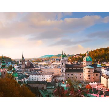 Lais Puzzle - Schöner Sonnenuntergang Himmel Szene in Herbst Bäume Hintergrund in Salzburg Österreich - 40, 100, 200, 500, 1.000 & 2.000 Teile