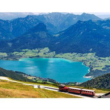Lais Puzzle - Schafbergbergbahn über Wolfgangsee und Sankt Wolfgang im Salzkammergut, Alpen, Österreich - 40, 100, 200, 500, 1.000 & 2.000 Teile