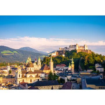 Lais Puzzle - Schöne Aussicht auf das Salzburger Stadtbild mit der Festung Hohensalzburg im Sommer, Salzburg, Österreich - 1.000 Teile