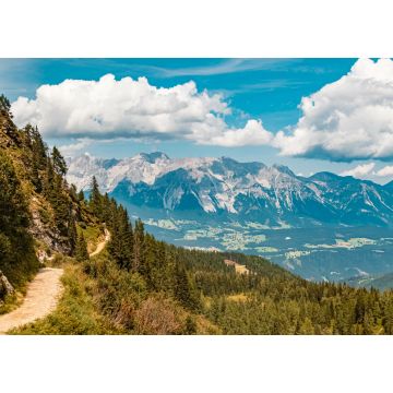 Lais Puzzle - Schöner alpiner Sommerblick mit Spiegelungen und dem berühmten Dachsteingebirge im Hintergrund auf der Reiteralm, Pichl, Schladming, Steiermark, Österreich - 1.000 Teile