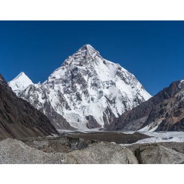Lais Puzzle - K2 Berg, zweithöchster Berg der Welt im Karakorum Gebirge Blick vom Concordia Camp, K2 Basislager Trekking Route, Pakistan, Asien - 40, 100, 200, 500, 1.000 & 2.000 Teile