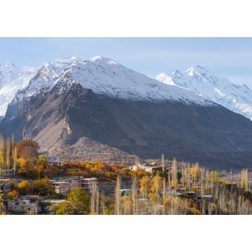 Lais Puzzle - Hunza-Tal im Herbst, umgeben von der Karakoram-Bergkette in Gilgit Baltistan, Pakistan - 1.000 Teile
