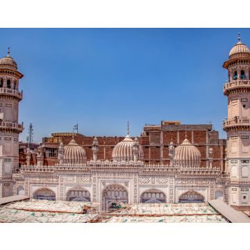 Lais Puzzle - Alte Moschee in Peshawar, Die Mahabat-Khan-Moschee, manchmal auch Mohabbat-Khan-Moschee genannt, ist eine Moschee aus dem 17. Jahrhundert in Peshawar, Pakistan - 40, 100, 200, 500, 1.000 & 2.000 Teile