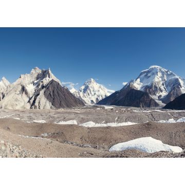 Lais Puzzle - Blick auf Crystal Peal, Marble Peak, K2 Berg und Broad Peak, zusammen mit Baltoro Gletscher, Concordia, K2 Base Camp Trek, Pakistan - 1.000 Teile