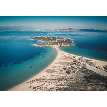 Lais Puzzle - Luftaufnahme von Isuledda (Isola dei Gabbiani) und Porto Pollo Beach, Palau, Paradies der Wind- und Kitesurfer - 1.000 Teile