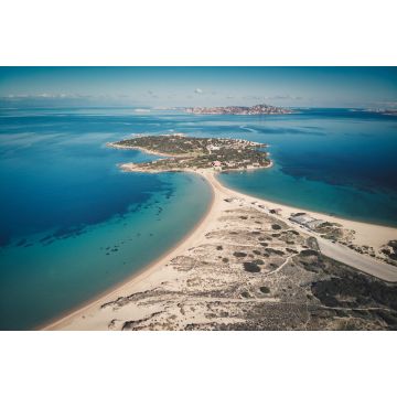 Lais Puzzle - Luftaufnahme von Isuledda (Isola dei Gabbiani) und Porto Pollo Beach, Palau, Paradies der Wind- und Kitesurfer - 2.000 Teile