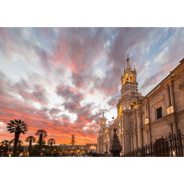 Lais Puzzle - Die Kathedrale von Arequipa, Peru, in der Abenddämmerung - 1.000 Teile