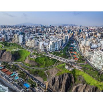 Lais Puzzle - Panoramablick auf die Stadt Miraflores und die Stadt Lima im Hintergrund - 40, 100, 200, 500, 1.000 & 2.000 Teile
