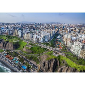 Lais Puzzle - Panoramablick auf die Stadt Miraflores und die Stadt Lima im Hintergrund - 1.000 Teile