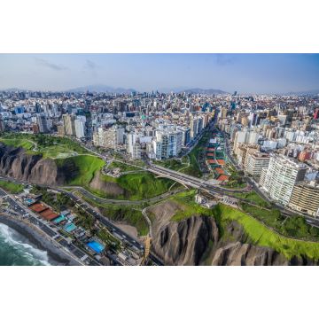 Lais Puzzle - Panoramablick auf die Stadt Miraflores und die Stadt Lima im Hintergrund - 2.000 Teile