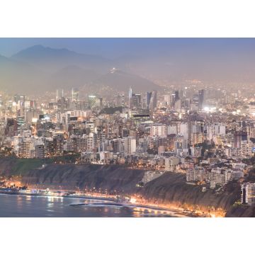 Lais Puzzle - Panoramablick auf Lima, Peru zur blauen Zeit - 1.000 Teile