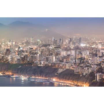 Lais Puzzle - Panoramablick auf Lima, Peru zur blauen Zeit - 2.000 Teile