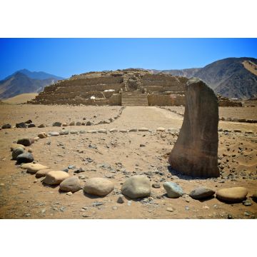 Lais Puzzle - Caral, UNESCO-Weltkulturerbe und die älteste Stadt Amerikas. Sie liegt im Supe-Tal, 200 km nördlich von Lima, Peru - 1.000 Teile