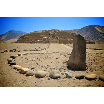 Lais Puzzle - Caral, UNESCO-Weltkulturerbe und die älteste Stadt Amerikas. Sie liegt im Supe-Tal, 200 km nördlich von Lima, Peru - 2.000 Teile