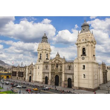 Lais Puzzle - Die Basilika-Kathedrale von Lima auf dem Plaza Mayor, Lima, Peru, Südamerika - 1.000 Teile
