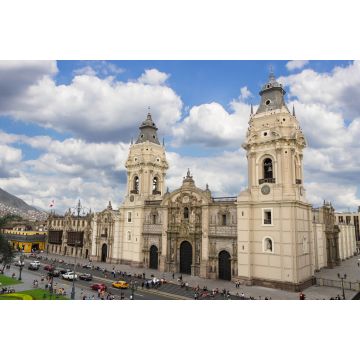 Lais Puzzle - Die Basilika-Kathedrale von Lima auf dem Plaza Mayor, Lima, Peru, Südamerika - 2.000 Teile