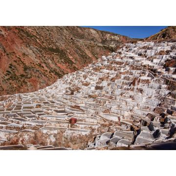 Lais Puzzle - Die schönen Landschaften und der atemberaubende Blick auf die Salzpfannen von Maras bei Sonnenuntergang, Heiliges Tal, Peru - 1.000 Teile