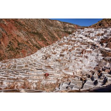 Lais Puzzle - Die schönen Landschaften und der atemberaubende Blick auf die Salzpfannen von Maras bei Sonnenuntergang, Heiliges Tal, Peru - 2.000 Teile