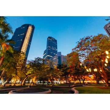 Lais Puzzle - Ayala Triangle Park in der Mitte von Makati City, Philippinen - 1.000 Teile