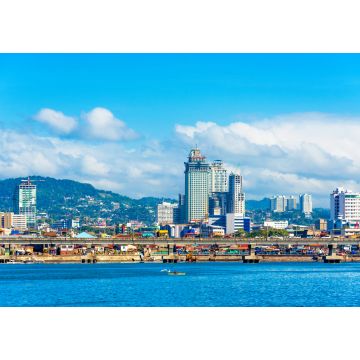 Lais Puzzle - Blick auf die Wolkenkratzer der Stadt Cebu, Philippinen - 1.000 Teile