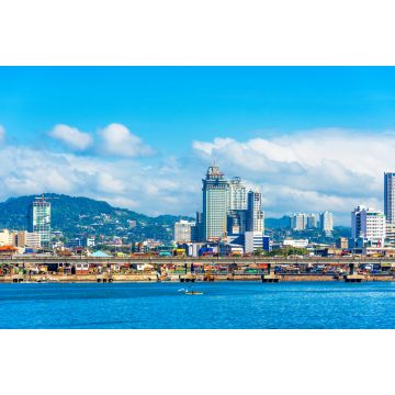 Lais Puzzle - Blick auf die Wolkenkratzer der Stadt Cebu, Philippinen - 2.000 Teile