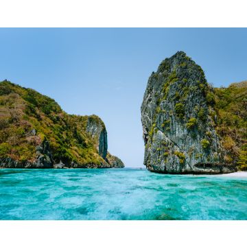 Lais Puzzle - El Nido, Palawan, Philippinen. Luftaufnahme der hoch aufragenden Klippen vor einer tropischen Insel mit weißem Sandstrand - 40, 100, 200, 500, 1.000 & 2.000 Teile