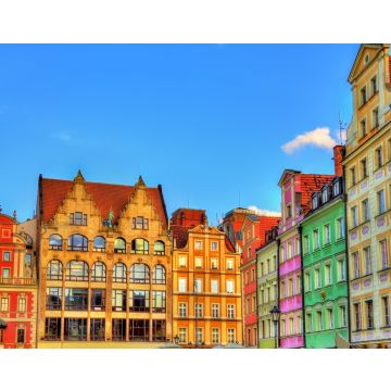 Lais Puzzle - Bunte Häuser auf dem Marktplatz in Wroclaw, Polen - 40, 100, 200, 500, 1.000 & 2.000 Teile